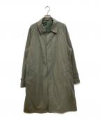 UNITED ARROWSユナイテッドアローズ）の古着「ナイロン タフタ バルマカーンコート ー撥水ー」｜グリーン