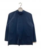 HOMME PLISSE ISSEY MIYAKEオム プリッセ イッセイ ミヤケ）の古着「STRETCH SHIRT /ストレッチシャツ」｜ネイビー