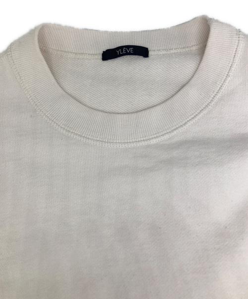 YLEVE（イレーヴ）YLEVE (イレーヴ) クルーネックスウェット ホワイト サイズ:4の古着・服飾アイテム