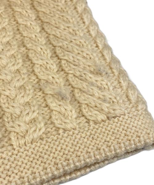 GUERNSEY WOOLLENS（ガンジーウーレンズ）GUERNSEY WOOLLENS (ガンジーウーレンズ) アランニット ベージュ サイズ:38の古着・服飾アイテム