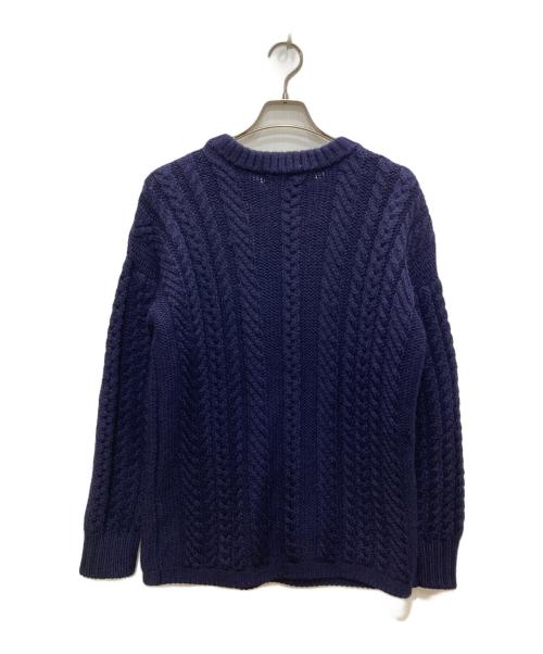 GUERNSEY WOOLLENS（ガンジーウーレンズ）GUERNSEY WOOLLENS (ガンジーウーレンズ) アランニット ネイビー サイズ:36の古着・服飾アイテム
