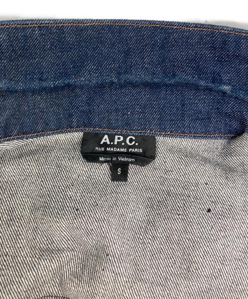 A.P.C.（アーペーセー）A.P.C. (アーペーセー) デニムジャケット インディゴ サイズ:Sの古着・服飾アイテム
