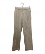 Haat ISSEI MIYAKEハート イッセイ ミヤケ）の古着「ストライプパンツ」｜ベージュ