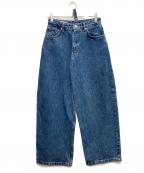 ZARA×STUDIO NICHOLSONザラ×スタジオ ニコルソン）の古着「バルーンデニムパンツ」｜インディゴ