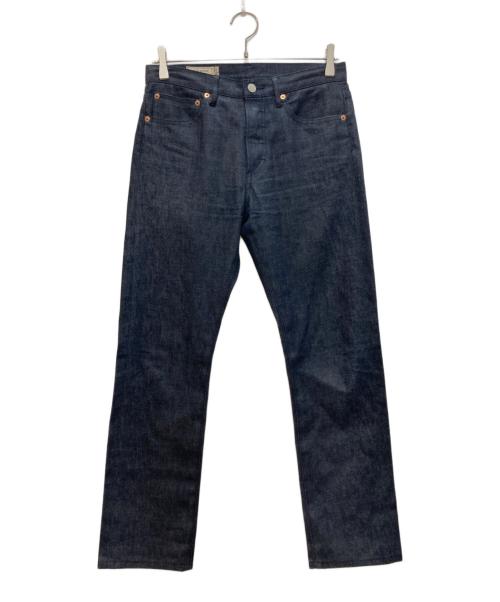maison kitsune（メゾンキツネ）MAISON KITSUNE (メゾンキツネ) デニムパンツ インディゴ サイズ:28の古着・服飾アイテム