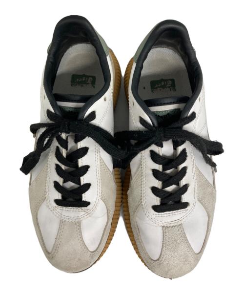Onitsuka Tiger（オニツカタイガー）Onitsuka Tiger (オニツカタイガー) DELECITY デレシティー ローカットスニーカー ホワイト×グレー サイズ:24/US5.5/UK4.5の古着・服飾アイテム