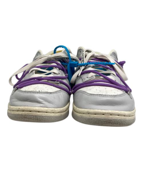 NIKE（ナイキ）NIKE (ナイキ) OFFWHITE (オフホワイト) DUNK LOW/ダンク ロー ホワイト×グレー サイズ:26.5cm/US8.5/UK7.5/EUR42の古着・服飾アイテム