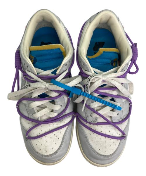 NIKE（ナイキ）NIKE (ナイキ) OFFWHITE (オフホワイト) DUNK LOW/ダンク ロー ホワイト×グレー サイズ:26.5cm/US8.5/UK7.5/EUR42の古着・服飾アイテム