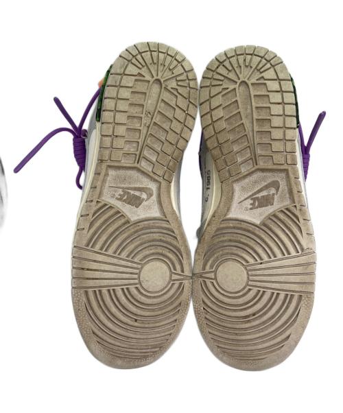 NIKE（ナイキ）NIKE (ナイキ) OFFWHITE (オフホワイト) DUNK LOW/ダンク ロー ホワイト×グレー サイズ:26.5cm/US8.5/UK7.5/EUR42の古着・服飾アイテム