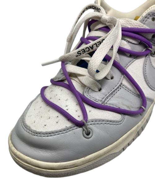 NIKE（ナイキ）NIKE (ナイキ) OFFWHITE (オフホワイト) DUNK LOW/ダンク ロー ホワイト×グレー サイズ:26.5cm/US8.5/UK7.5/EUR42の古着・服飾アイテム