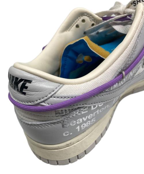 NIKE（ナイキ）NIKE (ナイキ) OFFWHITE (オフホワイト) DUNK LOW/ダンク ロー ホワイト×グレー サイズ:26.5cm/US8.5/UK7.5/EUR42の古着・服飾アイテム