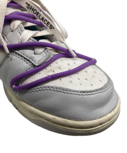 NIKE（ナイキ）NIKE (ナイキ) OFFWHITE (オフホワイト) DUNK LOW/ダンク ロー ホワイト×グレー サイズ:26.5cm/US8.5/UK7.5/EUR42の古着・服飾アイテム