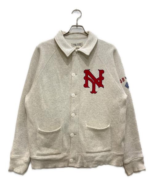 MONKEY TIME（モンキータイム）MONKEY TIME (モンキータイム) NEGRO LEAGUES コラボカーディガン グレー サイズ:Ｌの古着・服飾アイテム