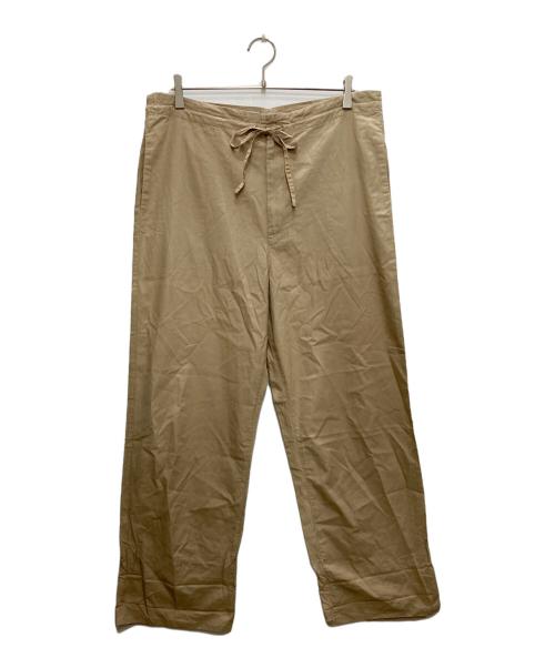 AURALEE（オーラリー）AURALEE (オーラリー) WASHED FINX TWILL EASY WIDE PANTS/ウォッシュド フィンクス ツイル イージー ワイド パンツ ベージュ サイズ:Ｓの古着・服飾アイテム