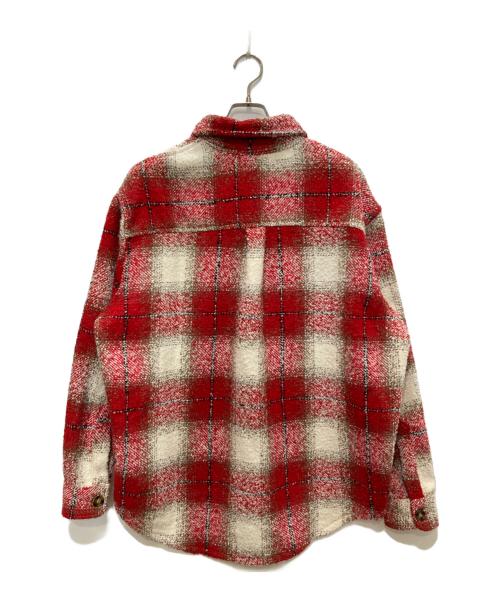 FUCKING AWESOME（ファッキンオーサム）Fucking Awesome (ファッキンオーサム) ヘビーウェイトジャケット レッド×ホワイト サイズ:Lの古着・服飾アイテム