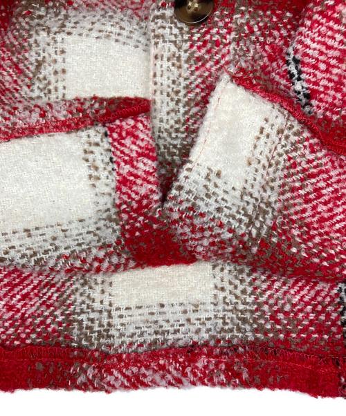 FUCKING AWESOME（ファッキンオーサム）Fucking Awesome (ファッキンオーサム) ヘビーウェイトジャケット レッド×ホワイト サイズ:Lの古着・服飾アイテム