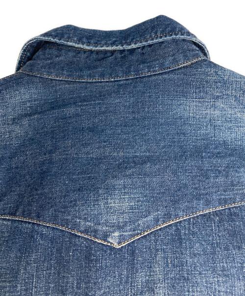 n(n) by NUMBER (N)INE（エヌエヌバイナンバーナイン）n(n) by NUMBER (N)INE (エヌエヌバイナンバーナイン) ウエスタンシャツ インディゴ サイズ:2の古着・服飾アイテム