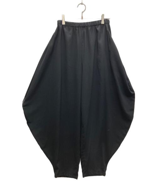 ENFOLD（エンフォルド）ENFOLD (エンフォルド) サークルドレープパンツ ブラック サイズ:38の古着・服飾アイテム