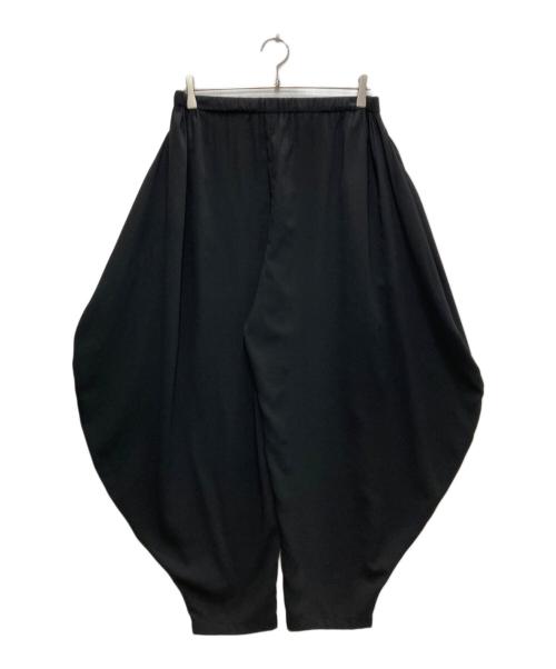 ENFOLD（エンフォルド）ENFOLD (エンフォルド) サークルドレープパンツ ブラック サイズ:38の古着・服飾アイテム