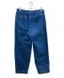 unfil (アンフィル) Cotton Denim 2 Tuck Trousers/コットン デニム ２ タック トラウザー インディゴ サイズ:4：4500円