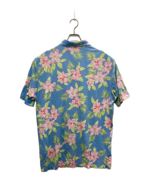 POLO RALPH LAUREN（ポロ・ラルフローレン）POLO RALPH LAUREN (ポロ・ラルフローレン) プルオーバーアロハシャツ ブルー サイズ:Ｌの古着・服飾アイテム