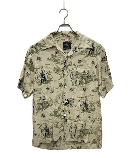 BEAUTY&YOUTH（ビューティーアンドユース）BEAUTY&YOUTH (ビューティーアンドユース) KONABAY 別注レーヨンアロハシャツ イエロー サイズ:Ｓ　の古着・服飾アイテム