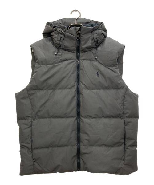 POLO RALPH LAUREN（ポロ・ラルフローレン）POLO RALPH LAUREN (ポロ・ラルフローレン) ダウンベスト グレー サイズ:XLの古着・服飾アイテム