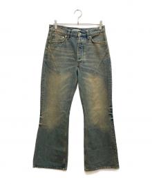 NO MAINTENANCE（ノーメンテナンス）の古着「Sand Wash Drifter Denim/サンドウォッシュ ドリフターデニムパンツ」｜インディゴ