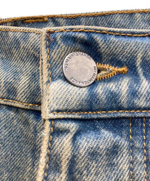 NO MAINTENANCE（ノーメンテナンス）NO MAINTENANCE (ノーメンテナンス) Sand Wash Drifter Denim/サンドウォッシュ ドリフターデニムパンツ インディゴ サイズ:30の古着・服飾アイテム