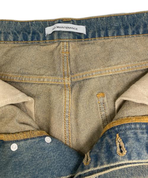 NO MAINTENANCE（ノーメンテナンス）NO MAINTENANCE (ノーメンテナンス) Sand Wash Drifter Denim/サンドウォッシュ ドリフターデニムパンツ インディゴ サイズ:30の古着・服飾アイテム
