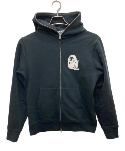 A BATHING APE（ア ベイシング エイプ）A BATHING APE (ア ベイシング エイプ) SHIBUYA FULL ZIP HOODIE ブラック サイズ:Ｓ　の古着・服飾アイテム