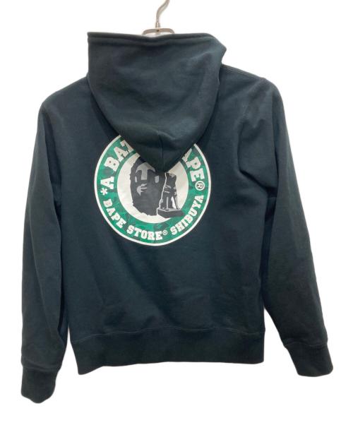 A BATHING APE（ア ベイシング エイプ）A BATHING APE (ア ベイシング エイプ) SHIBUYA FULL ZIP HOODIE ブラック サイズ:Ｓ　の古着・服飾アイテム