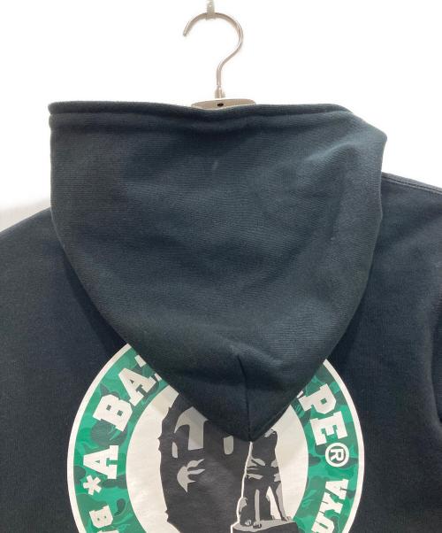 A BATHING APE（ア ベイシング エイプ）A BATHING APE (ア ベイシング エイプ) SHIBUYA FULL ZIP HOODIE ブラック サイズ:Ｓ　の古着・服飾アイテム