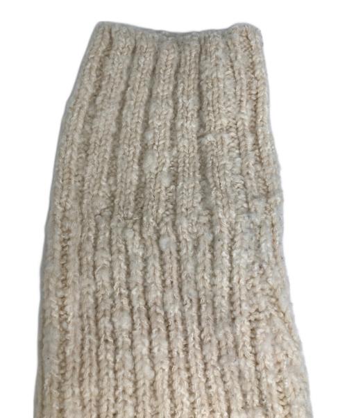 ami（アミ）ami (アミ) MAGLIONE BRUSHED TEXTURED ニット ホワイト サイズ:Mの古着・服飾アイテム