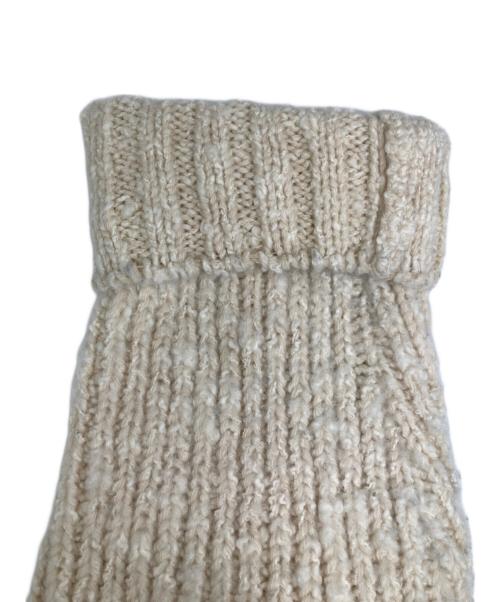 ami（アミ）ami (アミ) MAGLIONE BRUSHED TEXTURED ニット ホワイト サイズ:Mの古着・服飾アイテム