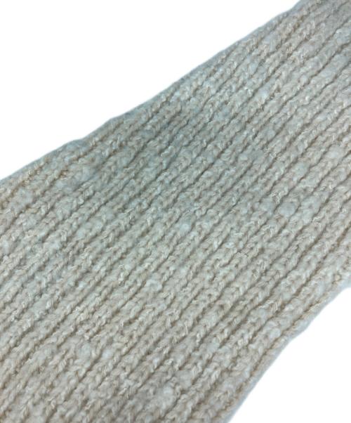 ami（アミ）ami (アミ) MAGLIONE BRUSHED TEXTURED ニット ホワイト サイズ:Mの古着・服飾アイテム