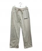 Lyftリフト）の古着「Wide Straight Vintage Sweat Pants」｜アイボリー