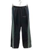 Lyftリフト）の古着「2Line Adjustable Wide Track Pants/2ライン アドジャステーブル ワイド トラック パンツ」｜ブラック