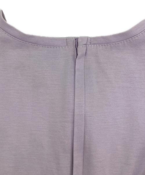 BORDERS at BALCONY（ボーダーズアットバルコニー）BORDERS at BALCONY (ボーダーズアットバルコニー) 半袖ブラウス パープル サイズ:SIZE36の古着・服飾アイテム