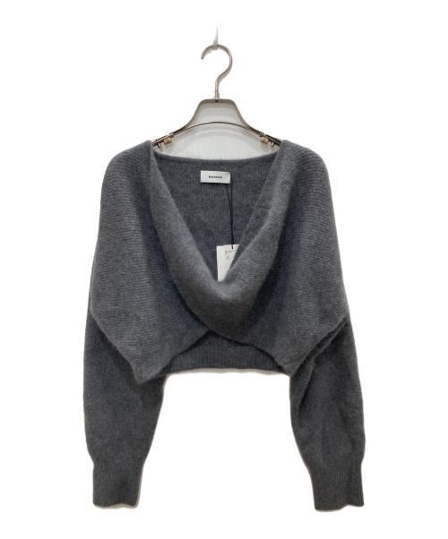 MIESROHE（ミースロエ）MIESROHE (ミースロエ) exclusiveツイストデザインニット グレー サイズ:Ｆの古着・服飾アイテム