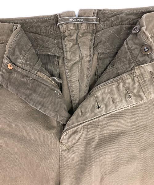 INCOTEX（インコテックス）INCOTEX (インコテックス) チノスラックス カーキ サイズ:31の古着・服飾アイテム