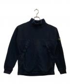 STONE ISLANDストーンアイランド）の古着「Mock Neck Garment Dyed Sweat」｜ブラック