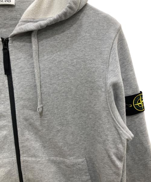 STONE ISLAND（ストーンアイランド）STONE ISLAND (ストーンアイランド) ジップアップ パーカー グレー サイズ:ＸＬの古着・服飾アイテム