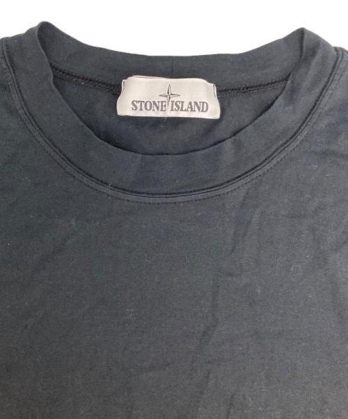 STONE ISLAND（ストーンアイランド）STONE ISLAND (ストーンアイランド) Tシャツ ブラック サイズ:Ｍの古着・服飾アイテム