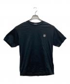 STONE ISLANDストーンアイランド）の古着「COMPASS LOGO PATCH CREW NECK TEE」｜ブラック