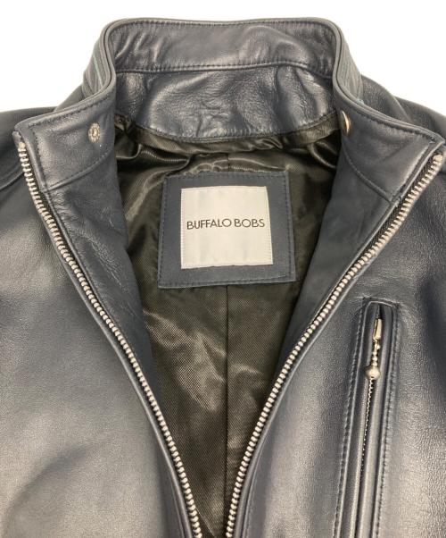 BUFFALO BOBS（バッファローボブズ）BUFFALO BOBS (バッファローボブズ) レザージャケット ネイビー サイズ:2の古着・服飾アイテム