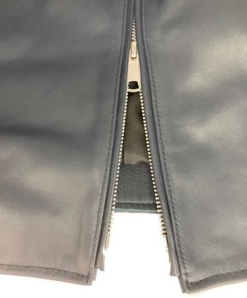 BUFFALO BOBS（バッファローボブズ）BUFFALO BOBS (バッファローボブズ) レザージャケット ネイビー サイズ:2の古着・服飾アイテム