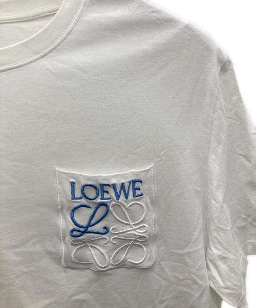 LOEWE（ロエベ）LOEWE (ロエベ) リラックスフィットTシャツ ホワイト サイズ:Ｌの古着・服飾アイテム