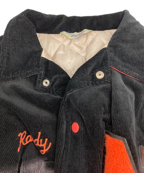 BACKERS（バッカーズ）BACKERS (バッカーズ) コーデュロイスタジアムジャケット ブラック サイズ:Ｌの古着・服飾アイテム