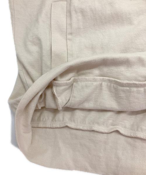 agnes b homme（アニエスベーオム）agnes b homme (アニエスベーオム) プレッションカーディガン ベージュ サイズ:T0の古着・服飾アイテム